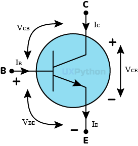 Circuit diagram symbol of the BUY14 transistor