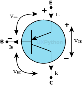 Circuit diagram symbol of the 121-1019 transistor