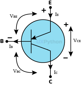Circuit diagram symbol of the ACY24 transistor